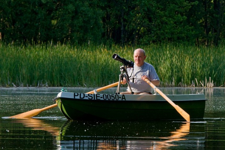 Pływający fotograf