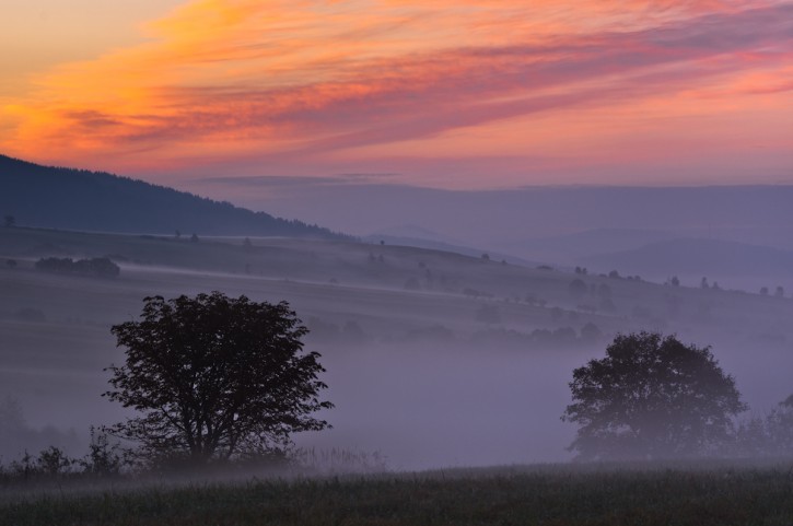 Beskid Niski o Świcie